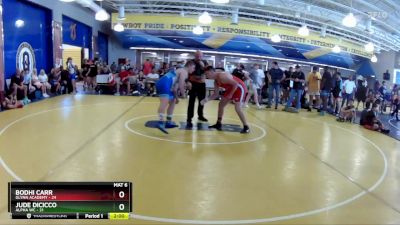 215 lbs Semis & Wb (16 Team) - Bodhi Carr, Glynn Academy vs Jude DiCicco, Alpha WC