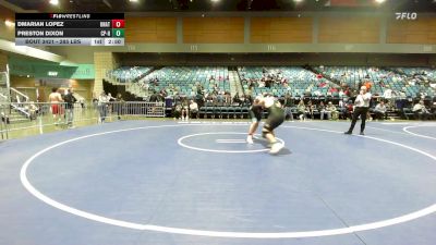285 lbs Quarterfinal - Dmarian Lopez, Unattached vs Preston Dixon, Cal Poly Humbolt
