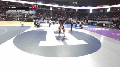 152 lbs Quarterfinal - Lilly Hyde, Chautauqua Lake vs Gabriella Gonzales, Phoenix