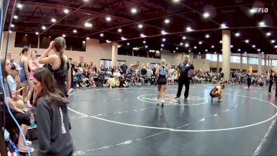 120 lbs Round 6 (8 Team) - Maria Aguado, Alabama Elite Gold vs Danielle Selman, TWA #1