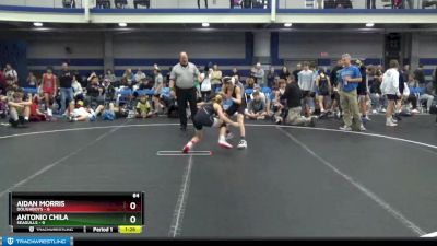 84 lbs Round 6 (8 Team) - Aidan Morris, Doughboys vs Antonio Chila, Seagulls