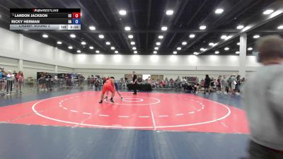 215 lbs Champ. Round 2 - Landon Jackson, SC vs Ricky Herman, GA