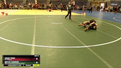 140 lbs Cons. Round 2 - Bryce Hanson, PEM (Plainview/Elgin/Millville) vs Jziah Teed, St. Charles