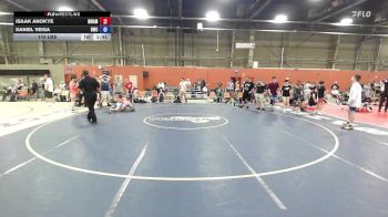 110 lbs Rr Rnd 4 - Isaak Anokye, Maine Hammahs - MSE vs Daniel Veiga, Headhunters WC - MSE