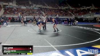 D1-126 lbs Semifinal - Brianna Reyes, Valley Vista vs Izzy LeVine, Casteel HS