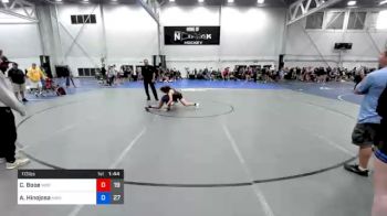 113 lbs 3rd Place - Clare Booe, Misfits Live Wire vs Amaya Hinojosa, Midwest Black Mambas Team 2