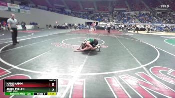 4A-126 lbs Semifinal - Jayce Miller, Sweet Home vs Hans Kamm, Cascade