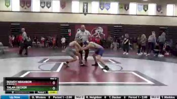 106 lbs Round 1 - Rowdy Neighbor, Alburnett vs Talan Decker, Independence