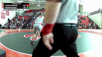 215 lbs Cons. Round 3 - Carter Raymond, Wadsworth vs Braden Patrick, Avon