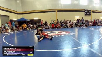 50 lbs Semifinal - Wyatt Michael, Contenders Wrestling Academy vs Kalmin Pratt, Bloomington South Wrestling Club