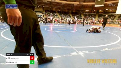 70 lbs Final - James Messina, Ruthless WC vs Dominic Galvan, Elk Grove Wrestling Academy EGWA