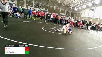 150 lbs Cons. Round 4 - Ethan Castillo, Pleasant Grove vs Everett Hill, Grand County