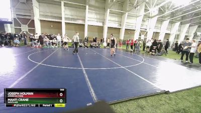 144 lbs Cons. Round 4 - Manti Crane, Westlake vs Joseph Holman, American Fork