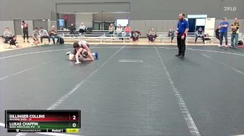 105 lbs Round 9 (10 Team) - Dillinger Collins, Machine Shed vs Lukas Chaffin, Noke Wrestling RTC