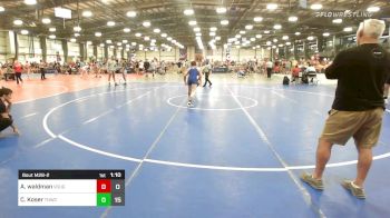 132 lbs Rr Rnd 2 - Ariel Waldman, Vougars vs Clay Koser, Team Nauman Silver Fox