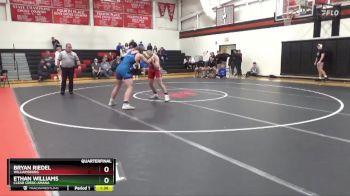 190 lbs Quarterfinal - Bryan Riedel, Williamsburg vs Ethan Williams, Clear Creek-Amana