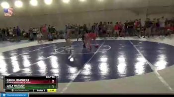 109 lbs Champ. Round 2 - Gavin Jendreas, Region Wrestling Academy vs Lacy Harvey, Louisville Leopards