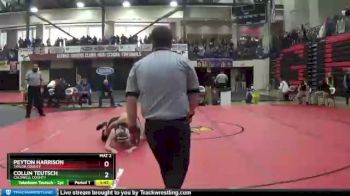 120 lbs Champ. Round 1 - Collin Teutsch, Caldwell County vs Peyton Harrison, Taylor County