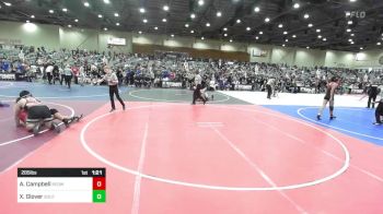 285 lbs Rr Rnd 2 - Ayden Campbell, Redwave Wrestling vs Xavier Glover, South Reno WC