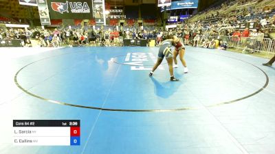 155 lbs Cons 64 #2 - Lauren Garcia, NY vs Cicely Cullins, WV