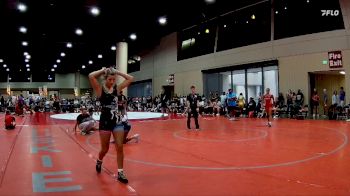 130 lbs Round 3 (4 Team) - Zuri Mcalpine- Ingram, AR-15 Pink vs Miley Kirkpatrick, Alabama Elite Black