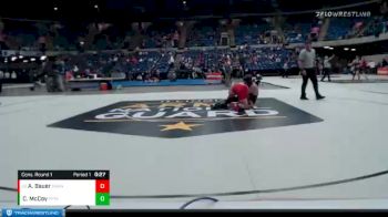 145 lbs Cons. Round 1 - Anthony Bauer, Oregon vs Camren McCoy, Petersburg Porta