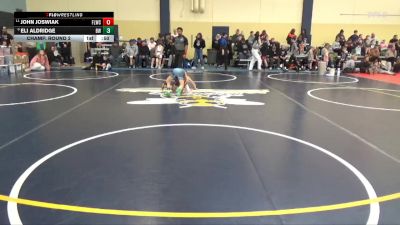 60 lbs Champ. Round 2 - John Joswiak, Forest Lake Wrestling Club vs Eli Aldridge, Blaine Wrestling
