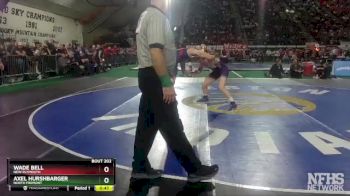 2A 170 lbs Cons. Round 1 - Axel Hurshbarger, North Fremont vs Wade Bell, New Plymouth