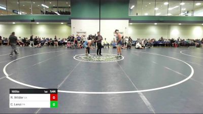 190 lbs Round Of 64 - Ryder Wilder, GA vs Carmine Lenzi, PA