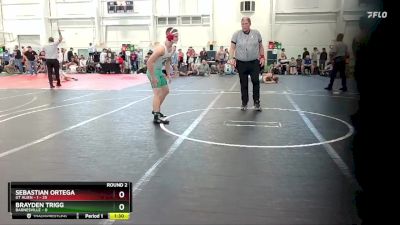 132 lbs Round 2 (10 Team) - Brayden Trigg, Barnesville vs Sebastian Ortega, GT Alien - 1