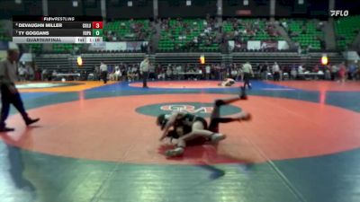 6A 106 lbs Quarterfinal - Ty Goggans, Fort Payne vs Devaughn Miller, Columbia