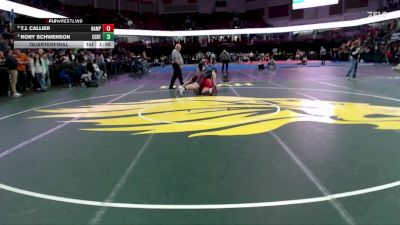 285 lbs Quarterfinal - Rory Schwenson, Centennial vs T.J. Callier, Nampa