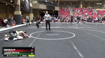 85 lbs Round 2 (6 Team) - Sawyer Blue, SlyFox Black vs Connor Stricklin, Duran Elite