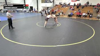 285 lbs Quarterfinal - Andrew Vanscoy, Baldwin Wallace vs Alex Holmes, Indiana Tech
