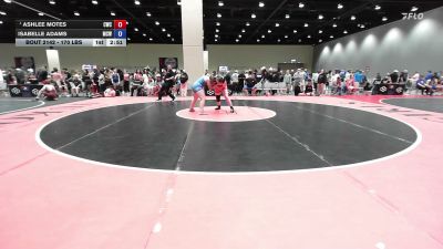 170 lbs 3rd Place Match - Ashlee Motes, Cowboy Wrestling Club vs Isabelle Adams, MoWest Championship Wrestling