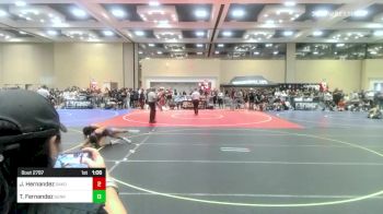 138 lbs Round Of 32 - Jonathan Hernandez, Oakdale vs Tristan Fernandez, Sunkist Kids/Monster Garage
