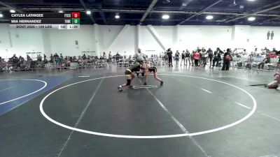 109 lbs Round Of 16 - Caylea Lathigee, Ftcc vs Mia Hernandez, Threshold WC