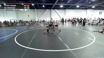 109 lbs Round Of 16 - Caylea Lathigee, Ftcc vs Mia Hernandez, Threshold WC