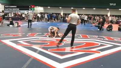 106 lbs Consi Of 64 #1 - Jack Cabrera, FL vs Clayton Newton, GA