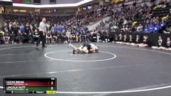 150 lbs 5th & 7th Place - Lucas Bruhl, Ankeny Centennial vs Lincoln Hutt, Waukee Northwest