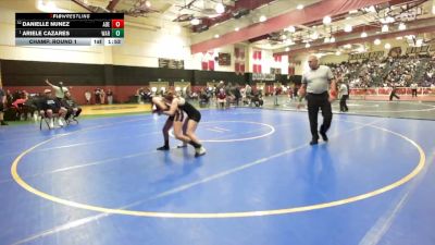 120 lbs Champ. Round 1 - Ariele Cazares, Warren vs Danielle Nunez, Adelanto