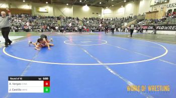 100 lbs Round Of 16 - Alejandro Vargas, COWA vs Jakob Castillo, Merced Bears WC