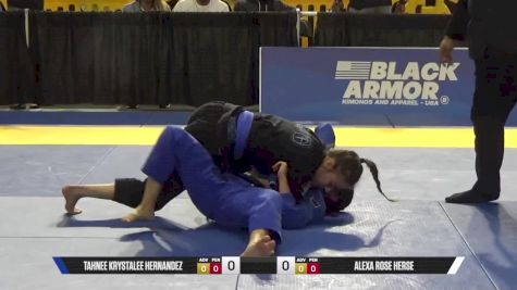 Alexa Rose Herse vs Tahnee Krystalee Hernandez 2025 Pan Jiu Jitsu IBJJF Championship