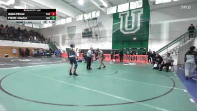 144 lbs Champ. Round 1 - Issac Perez, Carson vs Tyler Higashi, Schurr
