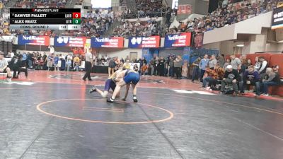 A - 165 lbs Cons. Round 2 - Alex Reatz, Libby / Troy vs Sawyer Pallett, Laurel