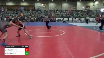 106 lbs Quarterfinal - Jackson Hayward, Carson Bulldog Wrestling Club vs Bo Zurcher, Salem Elite Mat Club