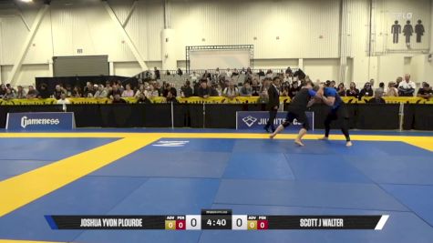 Scott J Walter vs Joshua Yvon Plourde 2025 World IBJJF Jiu-Jitsu No-Gi Championship