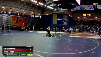 126 lbs Prelim - River Hibler, Paramus Catholic vs Gavin Mensch, Holy Spirit