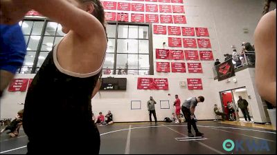90 lbs Consolation - Finnlee Sales, Chickasha Youth Wrestling vs Skylynn Hatler, Harrah Little League Wrestling