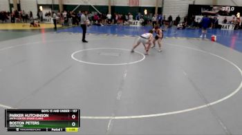 157 lbs 1st Place Match - Boston Peters, Westwood vs Parker Hutchinson, Smith Center Spider Claws